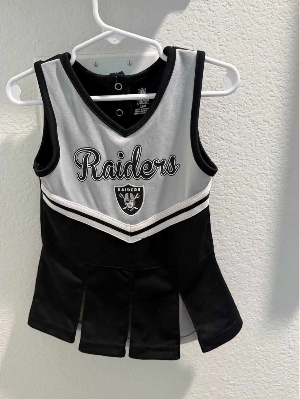 NFL Raiders Girls Cheerleader Outfit